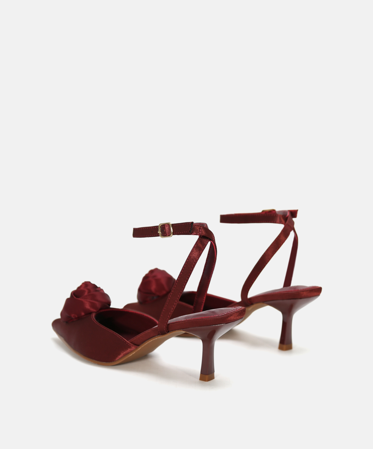 Sapato salto fino flor image number null